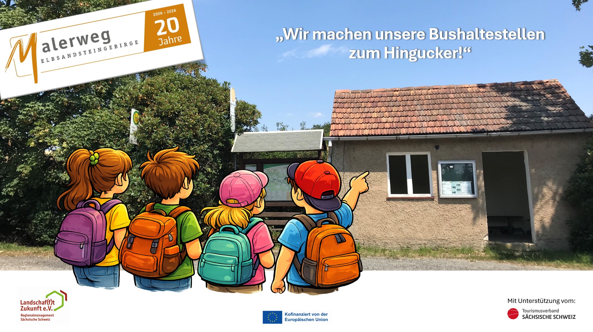 20 Jahre Malerweg - Haltestellenwettbewerb