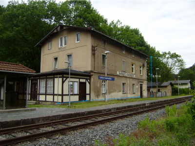 Gebäude in altem Zustand